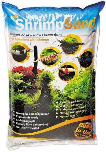 SHRIMP SAND 4 KG (barna) - Garnéla talaj
