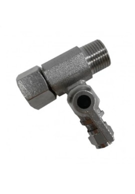 AquaLine RO Fém bekötő idom 3/8 gólyós csappal 1/4