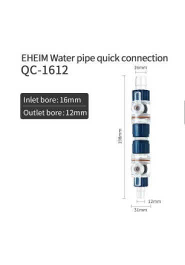 Aqua Week Quick Connector 16/12 - duplacsap/szűkítő gyorscsatlakozóval 16/12