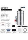 Aqua Week Pro/APP ES-1500 Inteligent Double Control Filter - Külső szűrő