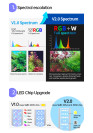 AQUA WEEK V-series K900 ES-K FULL SPECTRUM RGB+W LED 90-110 cm világítás